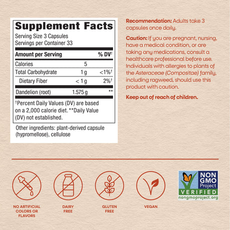 <{%MAIN11_12300%}>Nature's Way® | Dandelion Root