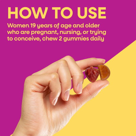 Alive!® Daily Support Prenatal Gummy Multivitamin Supplement Facts