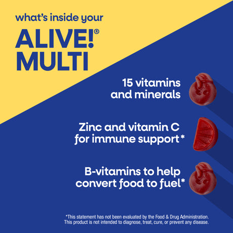 <{%MAIN14_15902%}>Nature's Way® | Alive! Men's 50+ Gummy Multivitamin