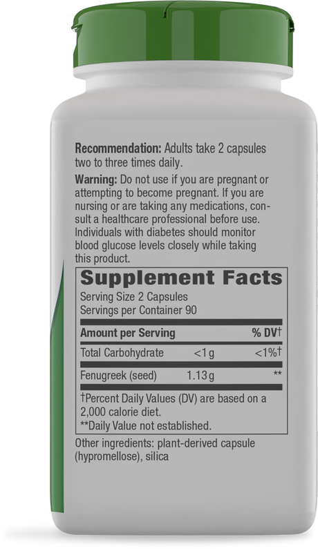 <{%360IMAGE5_14610%}>Nature's Way® | Fenugreek Seed - right side of pack