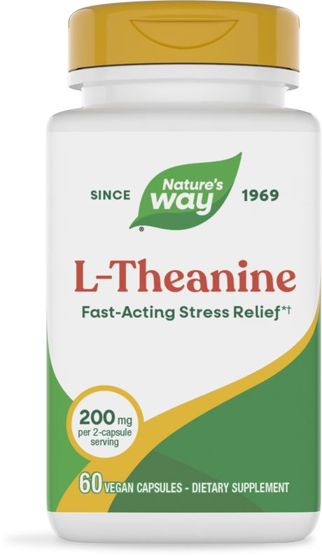 <{%PRIMARY_09556%}>Nature's Way® | L-Theanine, 60 capsules