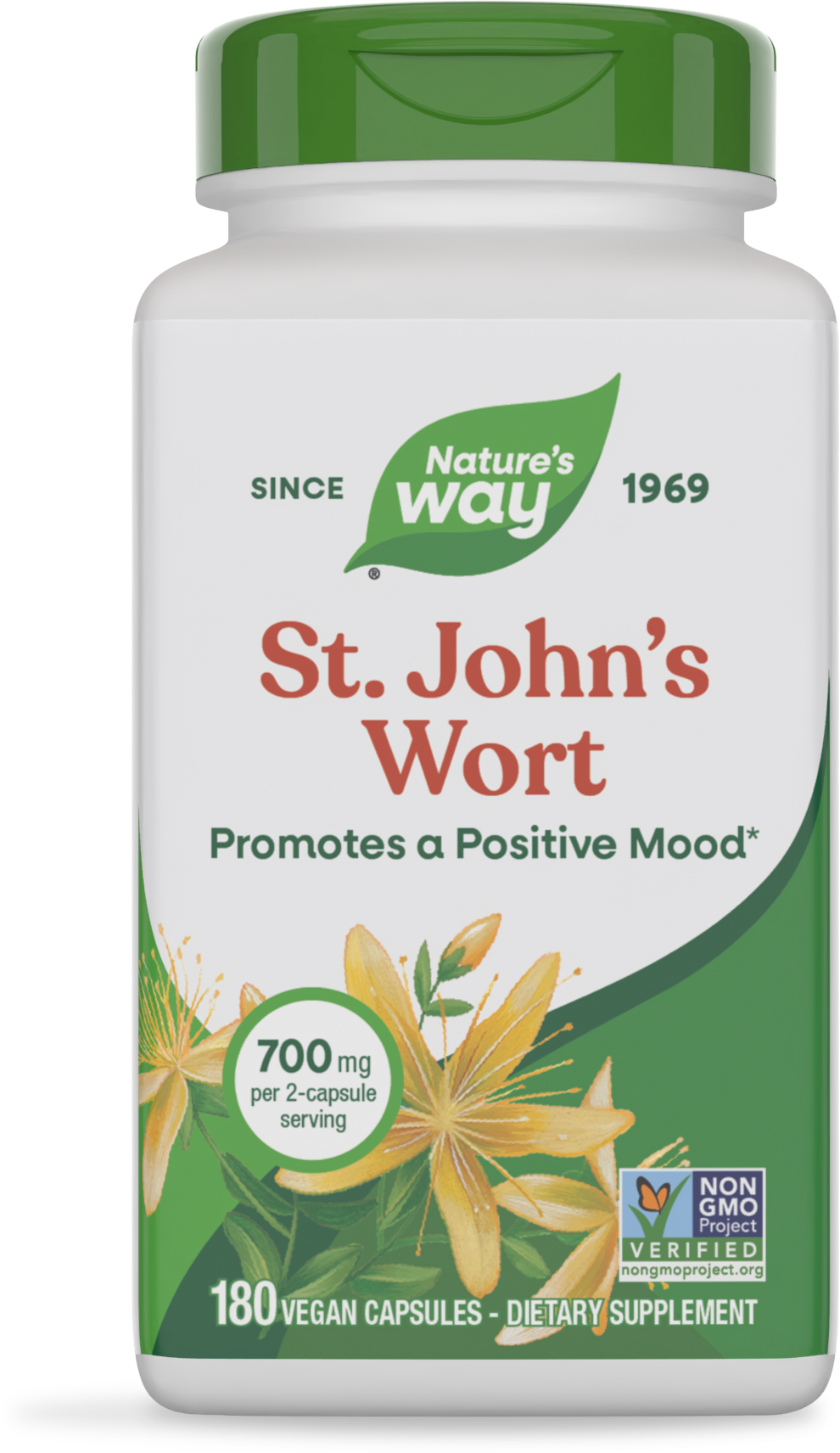 <{%PRIMARY_14041%}>Nature's Way® | St. John's Wort Herb, 180 capsules