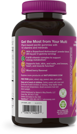 <{%360IMAGE8_14069%}>Nature's Way® | Alive! Women's Gummy Multivitamin - left side of pack