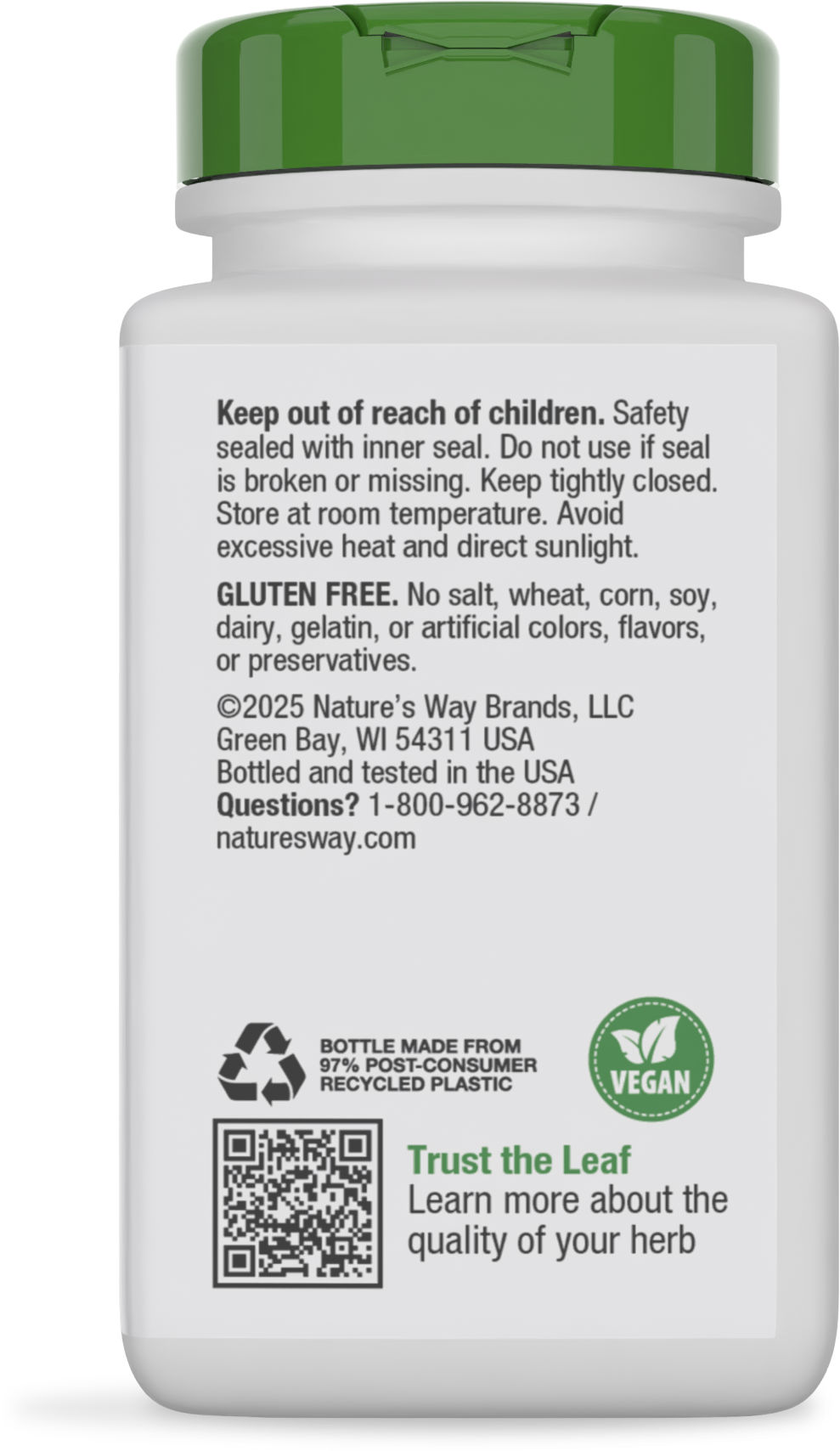 <{%360IMAGE3_12150%}>Nature's Way® | Cranberry Fruit - back of pack