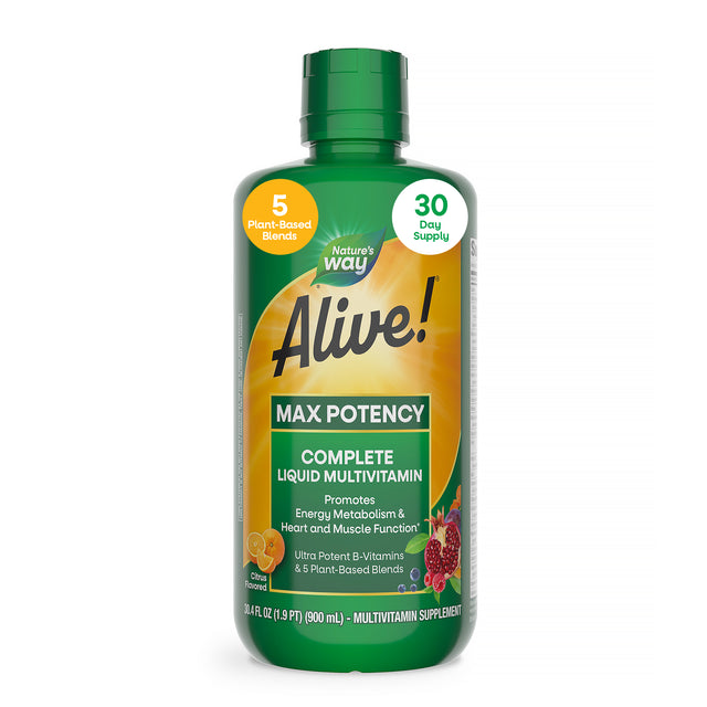 <{%MAIN7_15395%}>Nature's Way® | Alive! Max Potency Complete Liquid Multivitamin