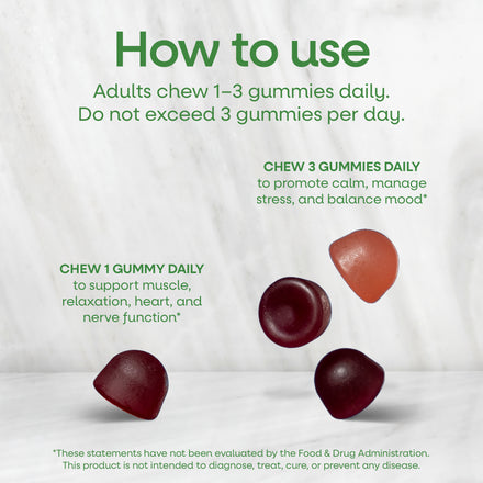 Magnesium Gummy Supplement Facts