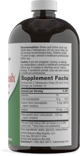 <{%360IMAGE4_3501%}>Nature's Way® | Chlorofresh Liquid Chlorophyll - right side of pack
