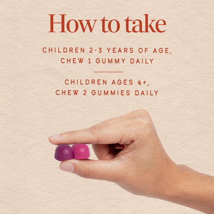 Kids Growing Bones & Muscles Gummies Supplement Facts