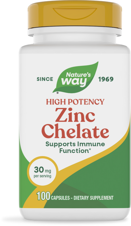 <{%PRIMARY_41091%}>Nature's Way® | Zinc Chelate, 100 capsules