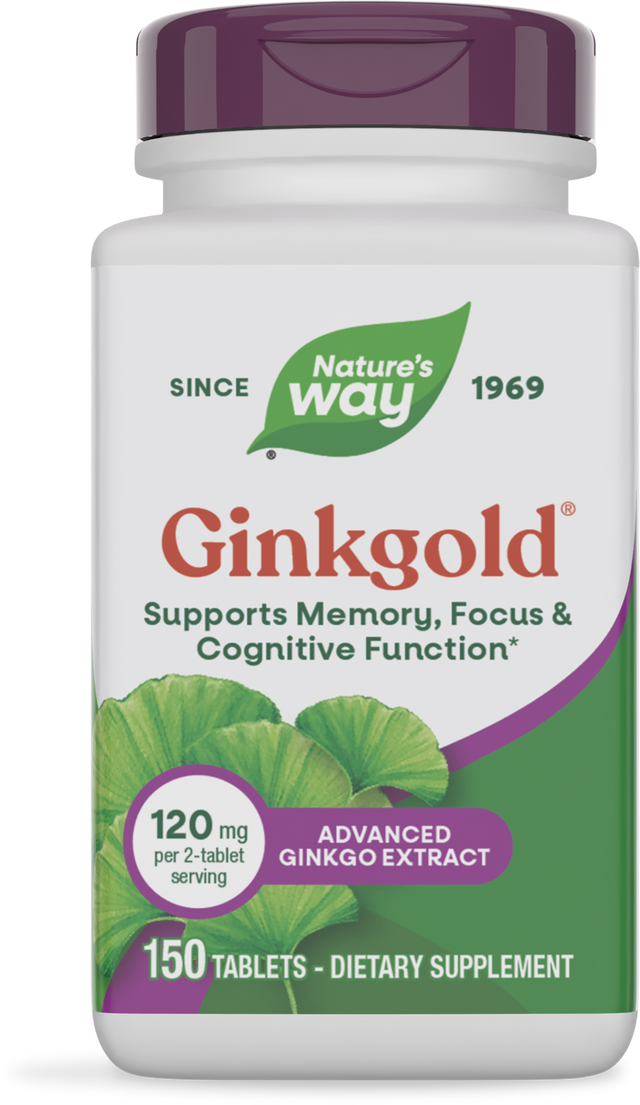 <{%PRIMARY_15268%}>Nature's Way® | Ginkgold, 150 tablets