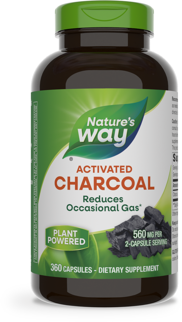 <{%PRIMARY_11950%}>Nature's Way® | Activated Charcoal, 360 capsules