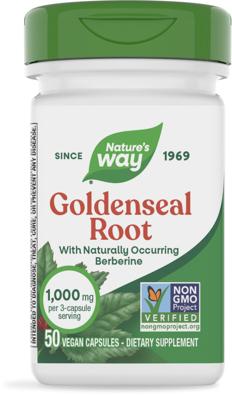 <{%PRIMARY_13900%}>Nature's Way® | Goldenseal Root, 50 capsules