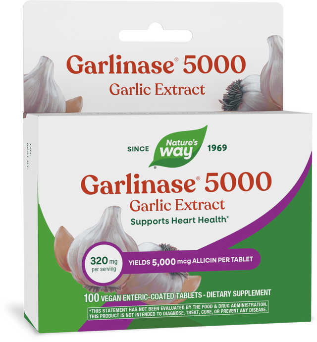 <{%PRIMARY_08501%}>Nature's Way® | Garlinase 5000, 100 tablets