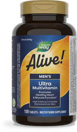 <{%PRIMARY_13717%}>Nature's Way® | Alive! Men's Ultra Multivitamin, 150 tablets