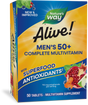 <{%PRIMARY_13661%}>Nature's Way® | Alive! Men's 50+ Complete Multivitamin, 50 tablets
