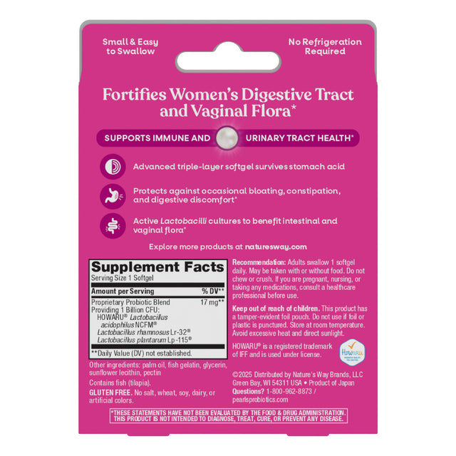 <{%MAIN5_04213%}>Nature's Way® | Probiotic Pearls Women's