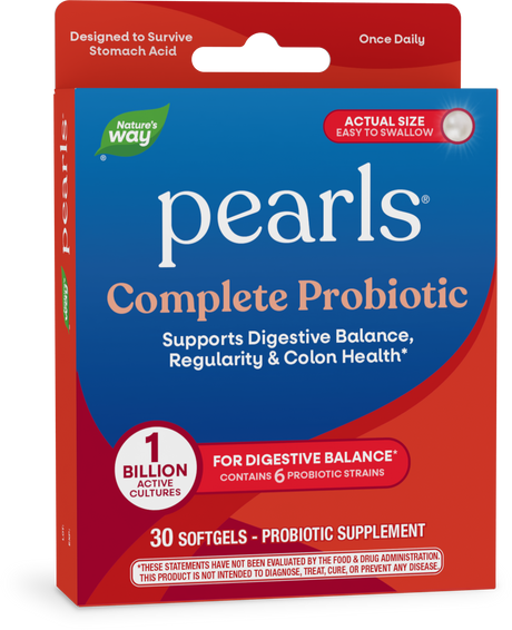 <{%PRIMARY_04363%}>Nature's Way® | Pearls Complete Probiotic, 30 softgels