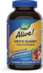 <{%PRIMARY_14031%}>Nature's Way® | Alive! Men's Gummy Multivitamin, 130 gummies, Fruit