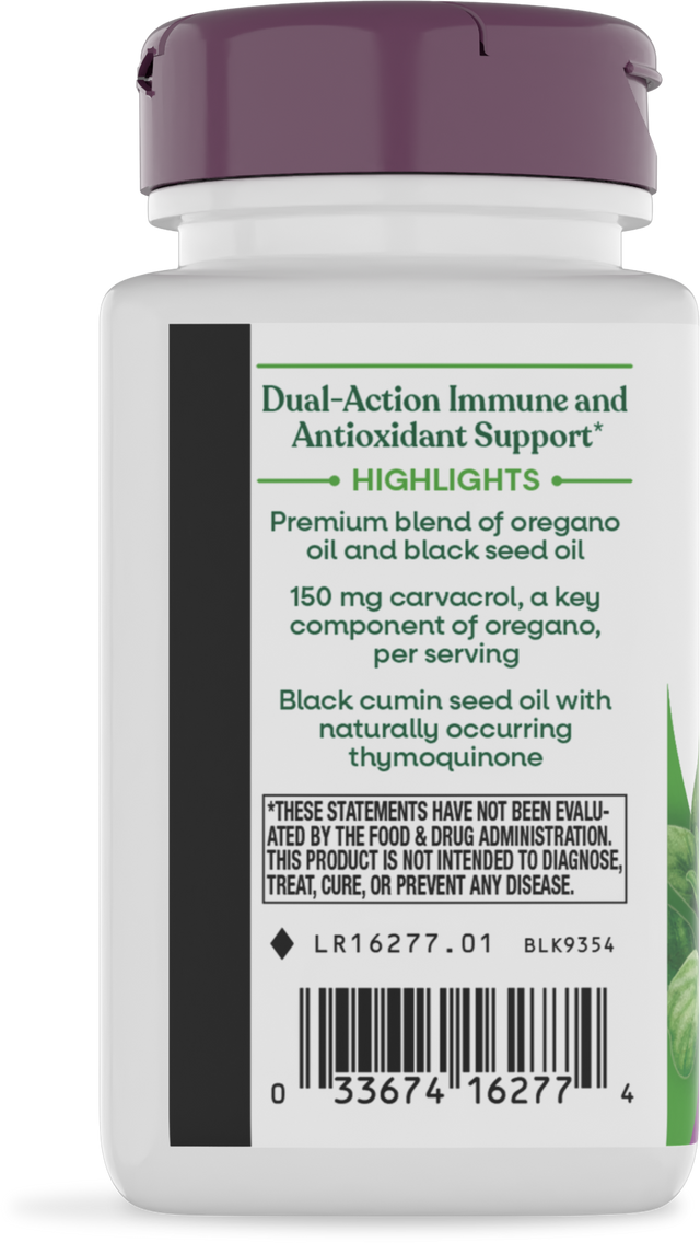 <{%360IMAGE2_16277%}>Nature's Way® | Oregano Oil Extra Strength - left side of pack