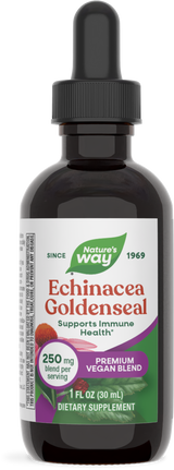 <{%PRIMARY_14663%}>Nature's Way® | Echinacea Goldenseal Premium Blend, 1 fl oz (30 ml)