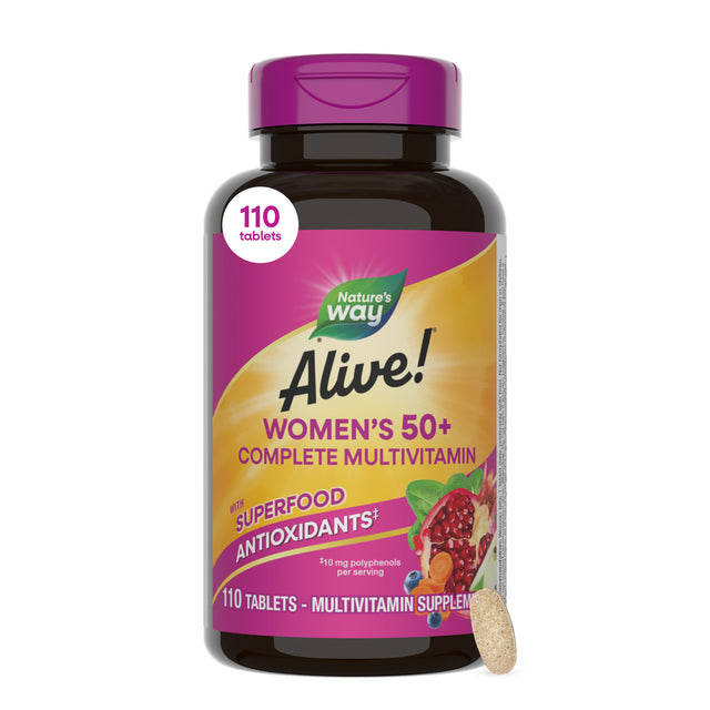 <{%MAIN7_13901%}>Nature's Way® | Alive! Women's 50+ Complete Multivitamin