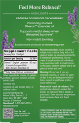 <{%360IMAGE5_14713%}>Nature's Way® | CalmAid - back of pack