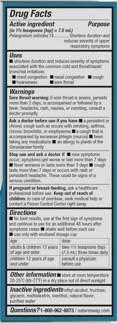 <{%360IMAGE13_15792%}>Nature's Way® | Umcka ColdCare Syrup - right side of pack