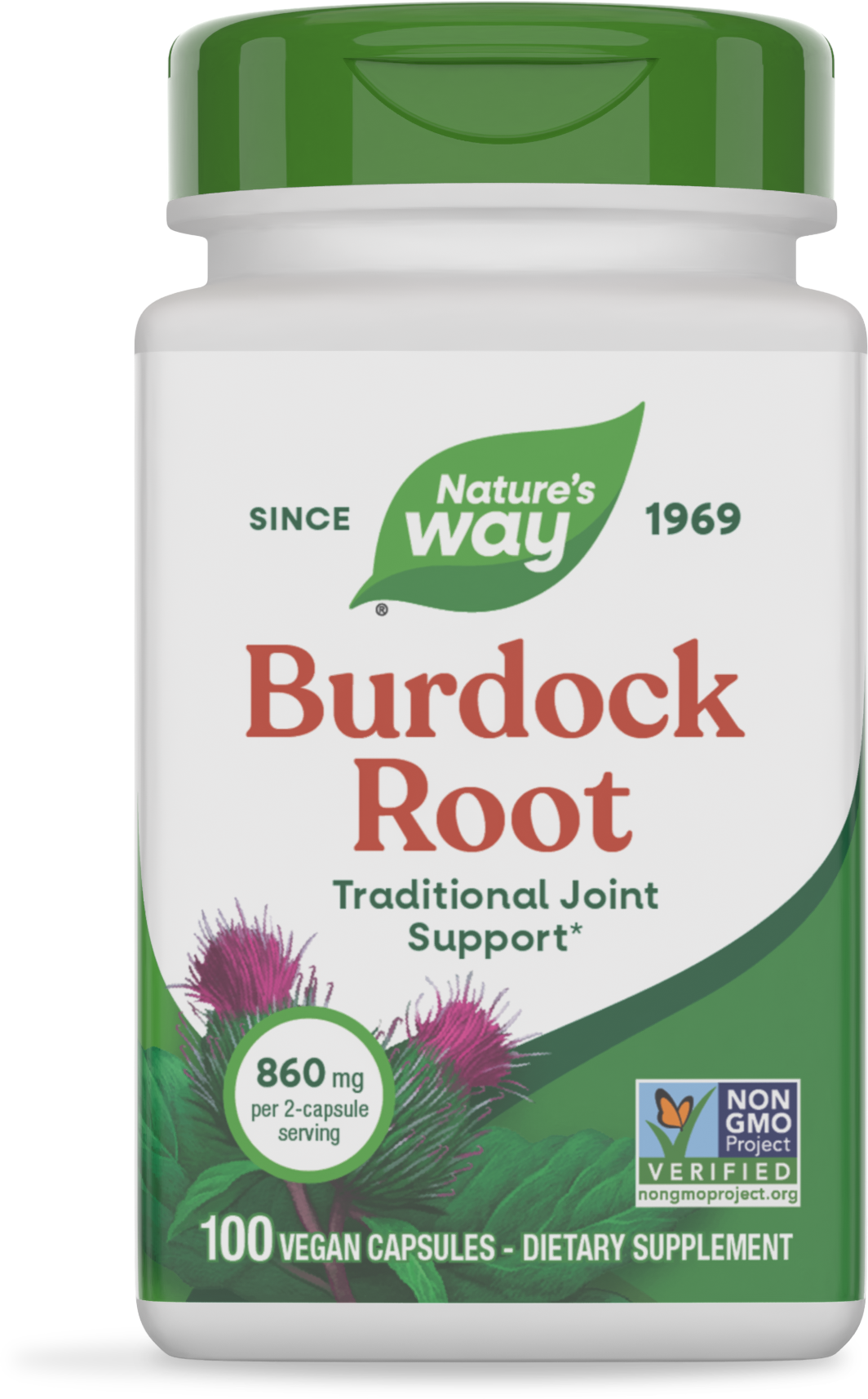 <{%PRIMARY_11200%}>Nature's Way® | Burdock Root, 100 capsules