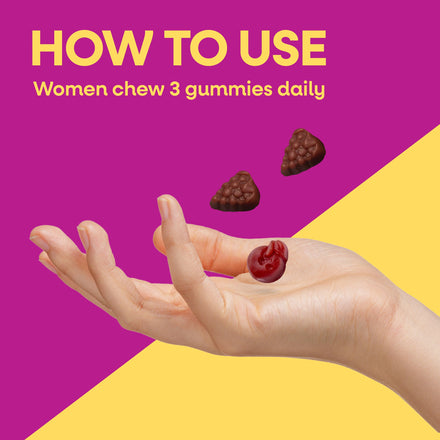 Alive!® Premium Women’s 50+ Gummy Multivitamin Supplement Facts