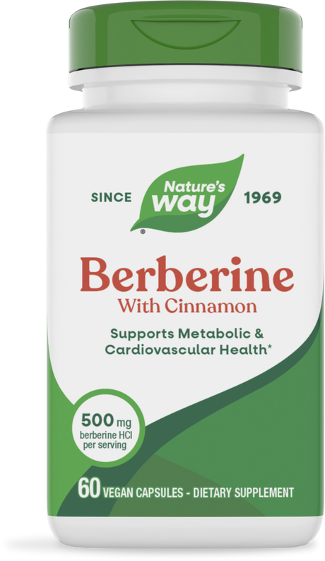 <{%PRIMARY_15044%}>Nature's Way® | Berberine with Cinnamon, 60 capsules