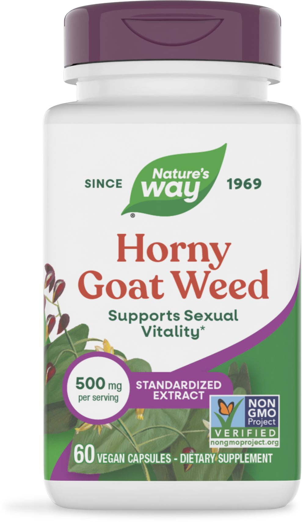 <{%PRIMARY_15311%}>Nature's Way® | Horny Goat Weed Standardized Extract, 60 capsules