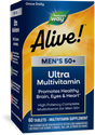<{%PRIMARY_15691%}>Nature's Way® | Alive! Men's 50+ Ultra Multivitamin, 60 tablets