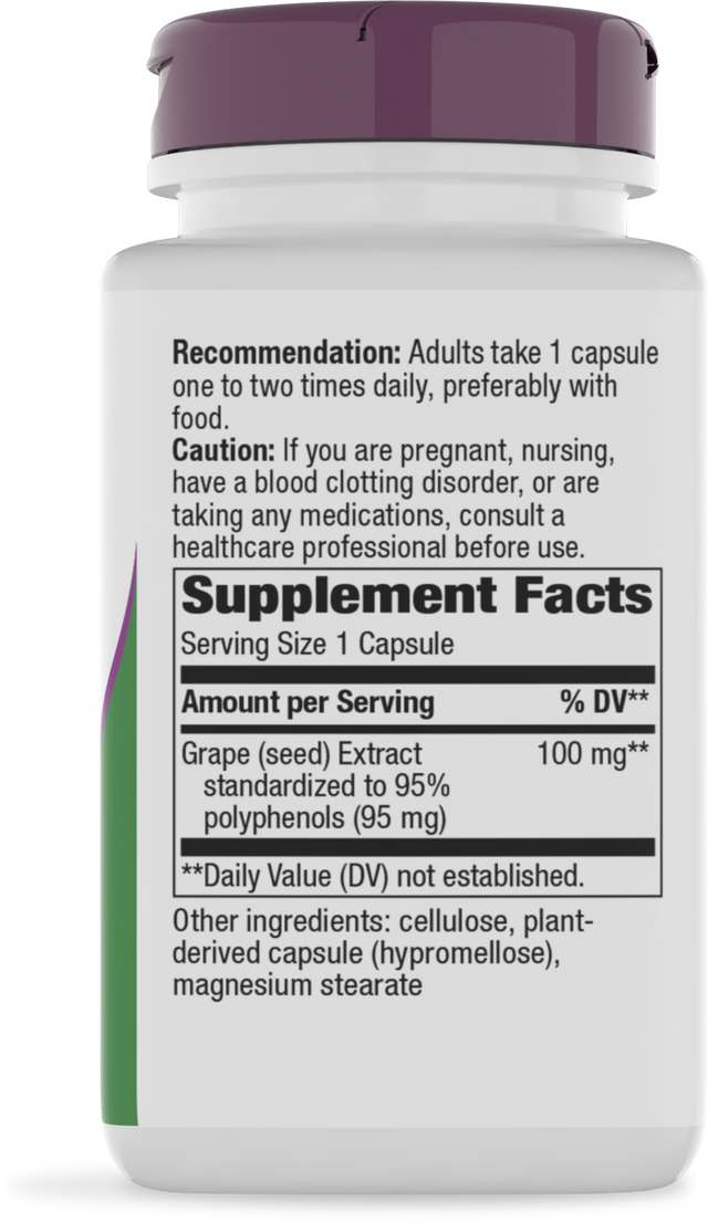 <{%360IMAGE1_15352%}>Nature's Way® | Grape Seed Standardized Extract - right side of pack
