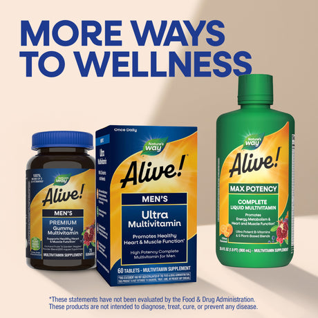 <{%MAIN6_13717%}>Nature's Way® | Alive! Men's Ultra Multivitamin