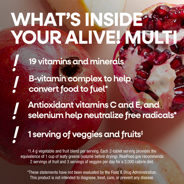 <{%MAIN4_12112%}>Nature's Way® | Alive! Men's Garden Goodness Complete Multivitamin