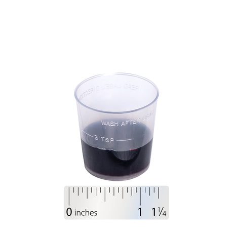 <{%360IMAGE4_13315%}>Nature's Way® | Sambucus Kids Cough +♢ Immune* Elderberry Syrup - Liquid and ruler