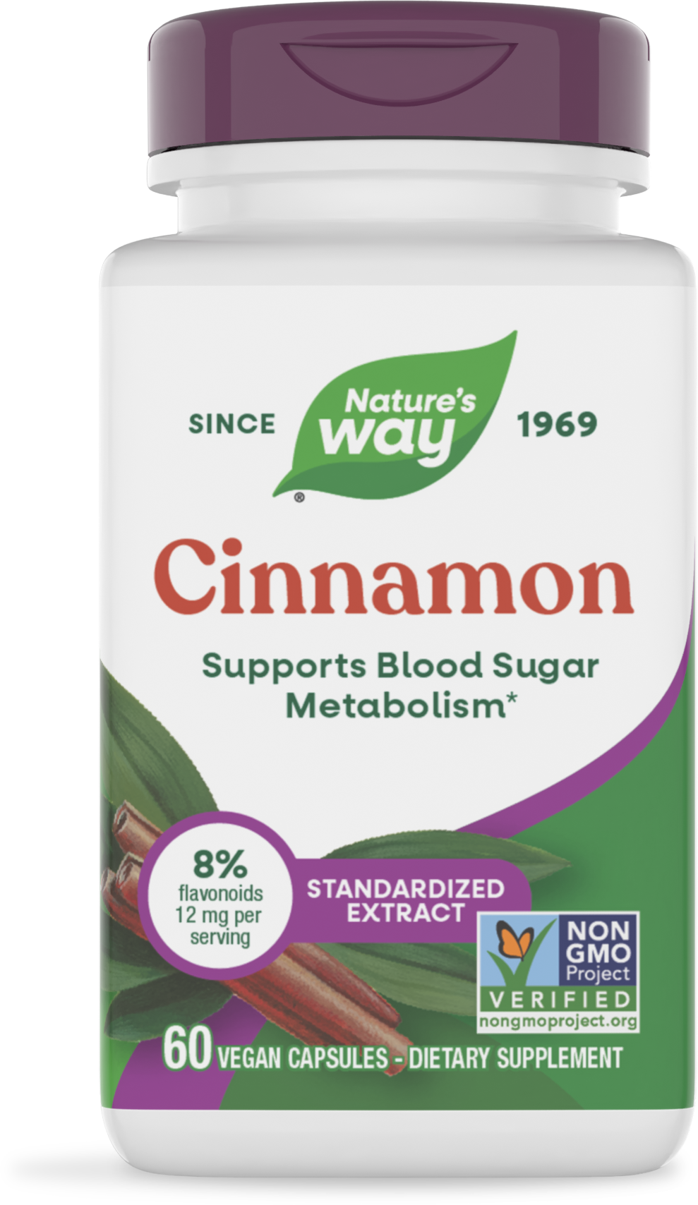 <{%PRIMARY_15492%}>Nature's Way® | Cinnamon, 60 capsules