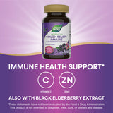 <{%MAIN3_13610%}>Nature's Way® | Sambucus Cough Relief +♢ Immune* Elderberry Gummies