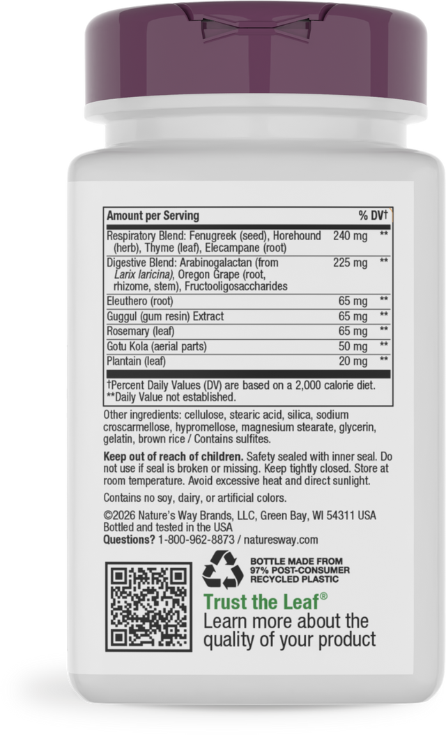 <{%360IMAGE7_15023%}>Nature's Way® | SystemWell Ultimate Immune* - back of pack