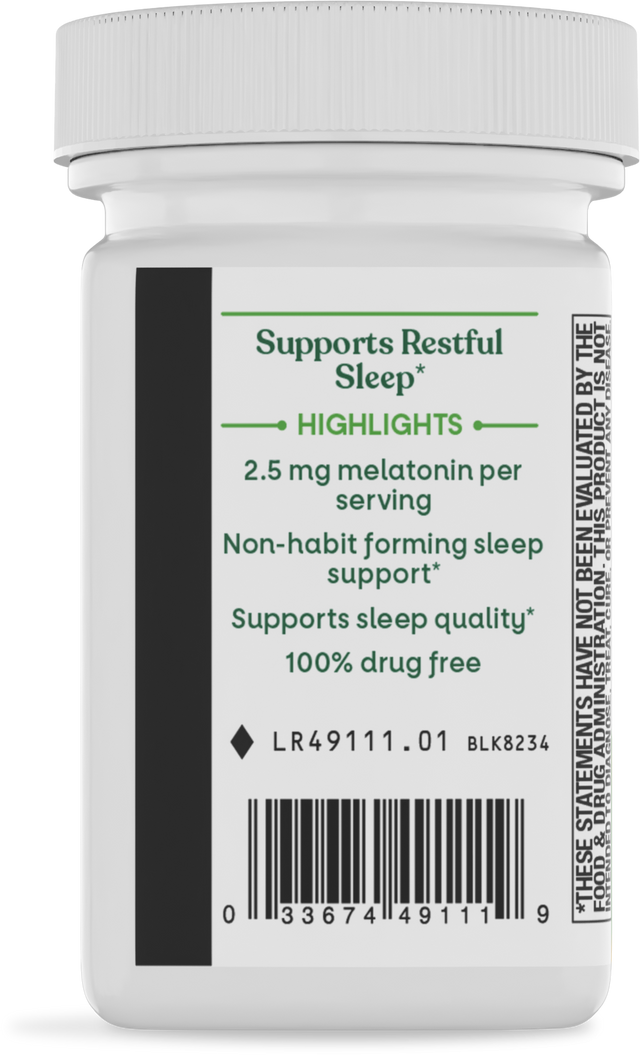 <{%360IMAGE2_49111%}>Nature's Way® | Melatonin Lozenge - left side of pack