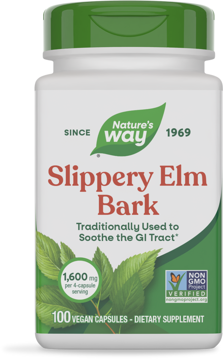 <{%PRIMARY_17100%}>Nature's Way® | Slippery Elm Bark, 100 capsules