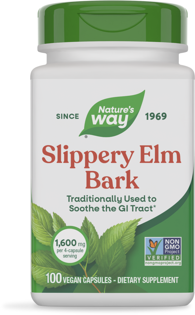 <{%PRIMARY_17100%}>Nature's Way® | Slippery Elm Bark, 100 capsules