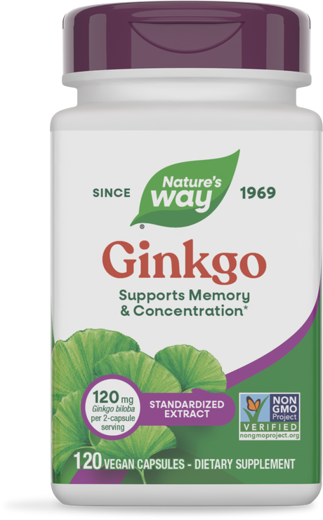 <{%PRIMARY_15351%}>Nature's Way® | Ginkgo, 120 capsules