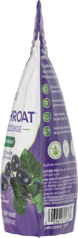 <{%360IMAGE3_16284%}>Nature's Way® | Sambucus Cough◊ + Throat* Elderberry Lozenge - left side of pack