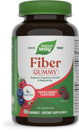 <{%PRIMARY_16302%}>Nature's Way® | Fiber Gummy, 60 gummies, Mixed Berry