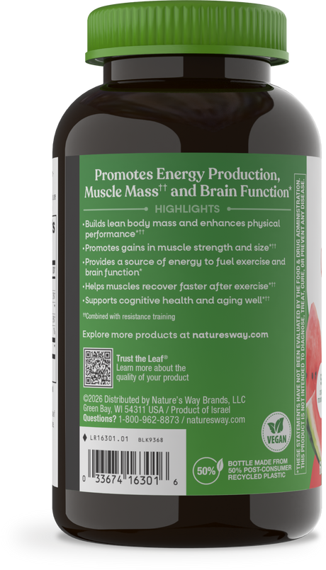 <{%360IMAGE2_16301%}>Nature's Way® | Creatine Gummy - left side of pack