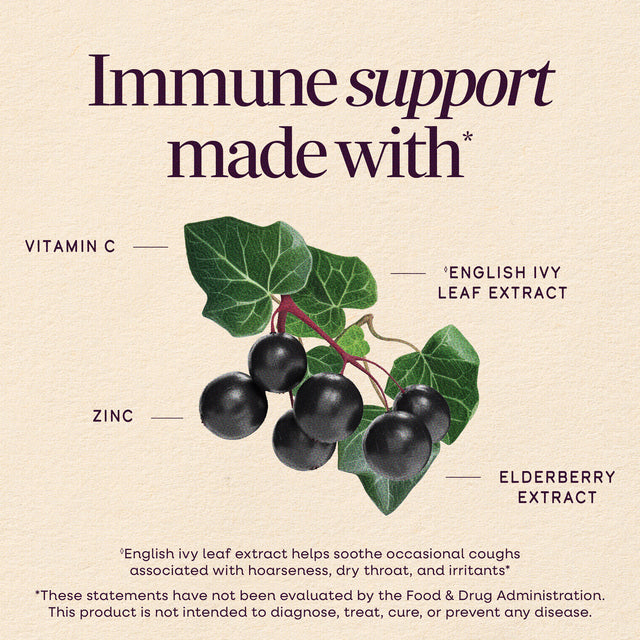 <{%MAIN3_16284%}>Nature's Way® | Sambucus Cough◊ + Throat* Elderberry Lozenge