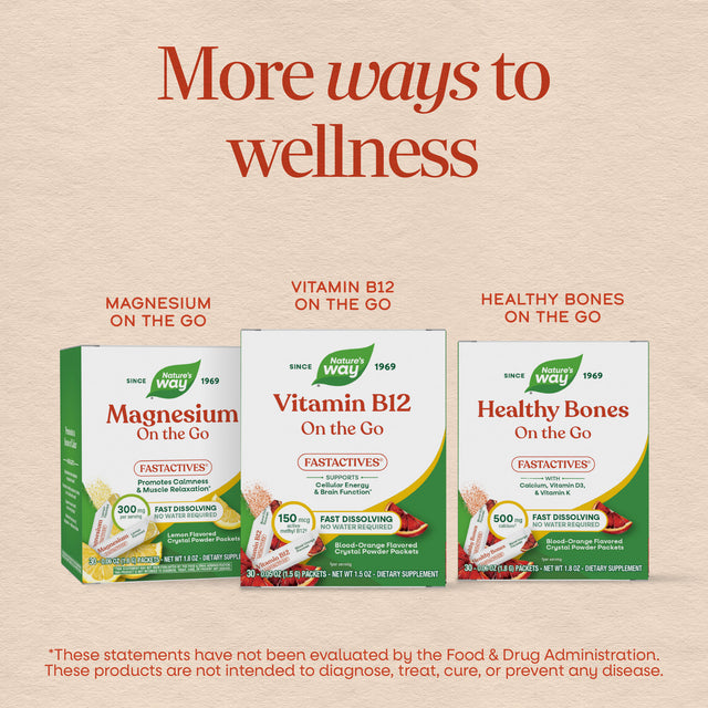 <{%MAIN5_16223%}>Nature's Way® | Vitamin B12 On The Go FastActives
