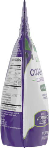 <{%360IMAGE2_16284%}>Nature's Way® | Sambucus Cough◊ + Throat* Elderberry Lozenge - right side of pack