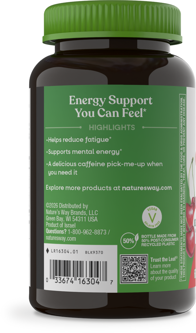 <{%360IMAGE2_16304%}>Nature's Way® | Caffeine Gummy